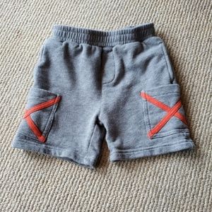 #Le Top Heather Gray French Terry Shorts 3T